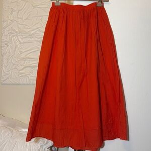 Zara Skirt Bloody Orange